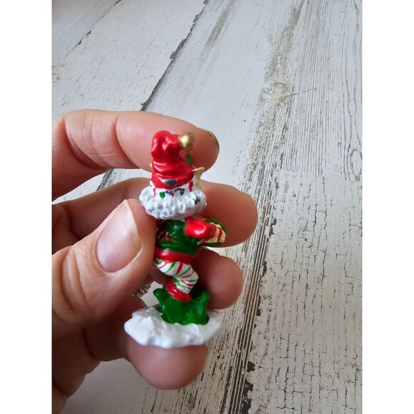 Enesco accordion elf North Pole village mini pewter figurine zimnicki 1989 - Picture 4 of 8